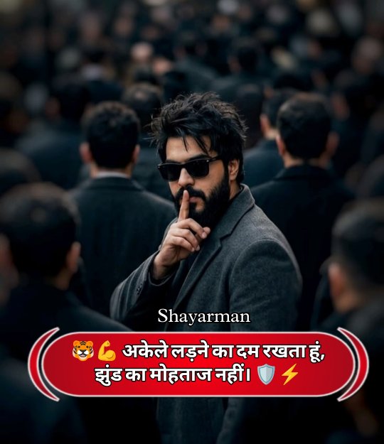 Attitude Shayari Boy