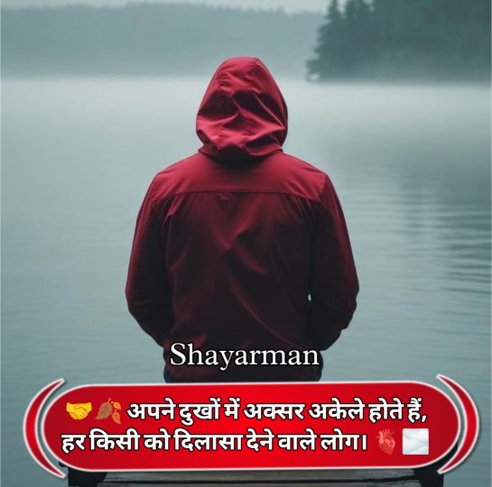 Sad Shayari In Hindi